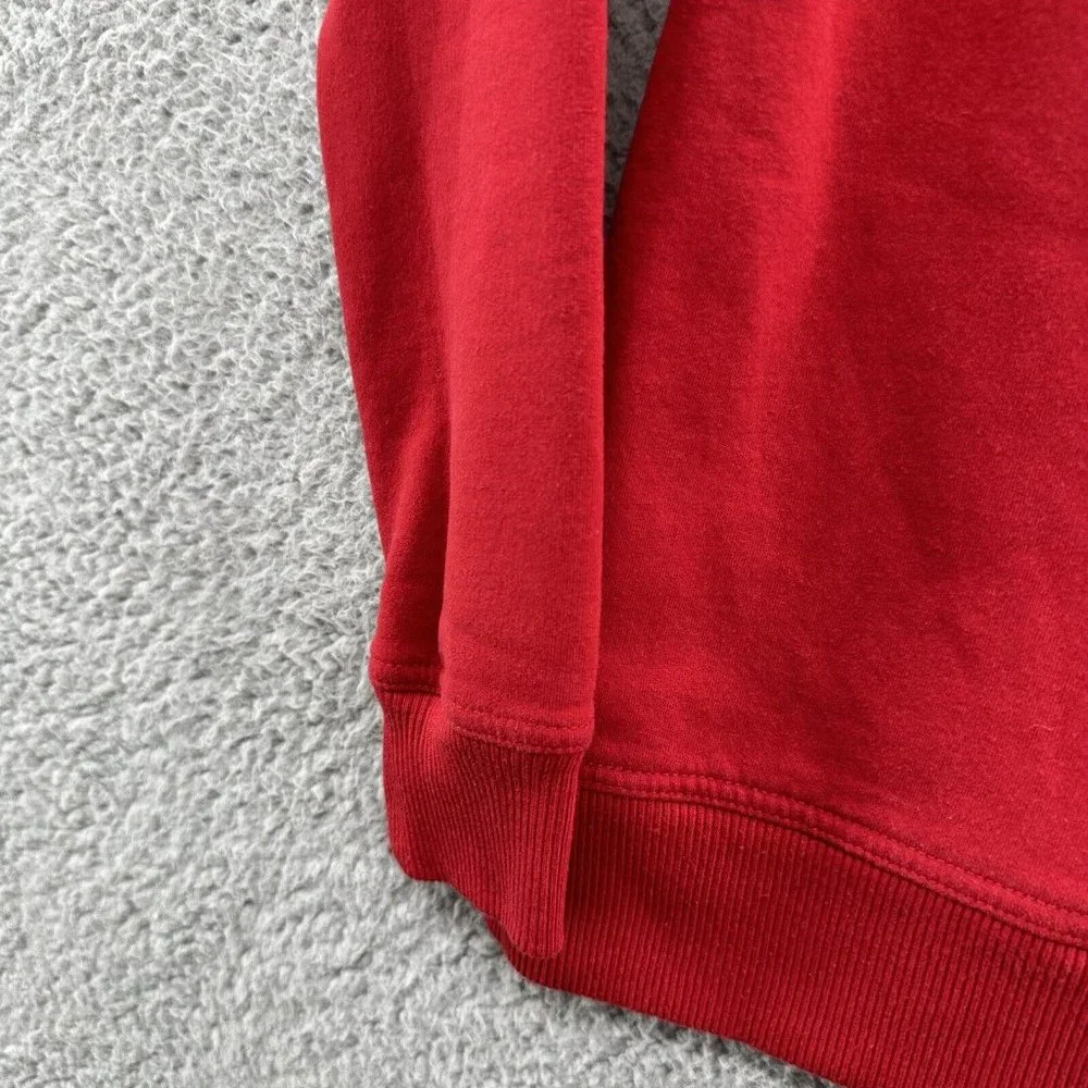 GAP‎ Sweatshirt Women's XS Red Graphic Glittered LOGO Crew Neck Sweatshirt XS